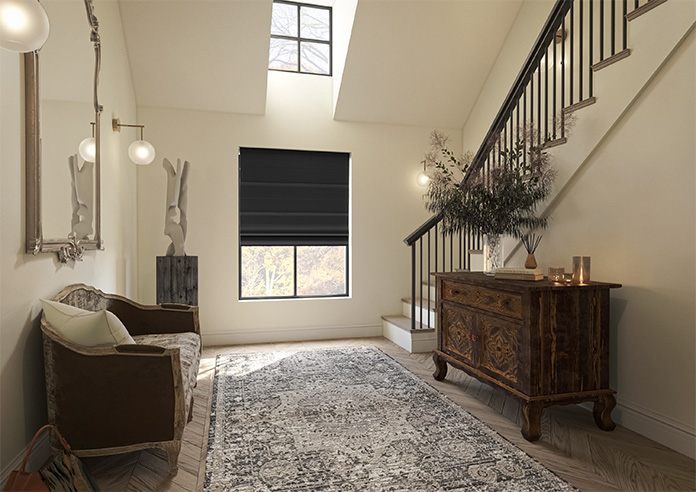 Stockholm, Black - Roman Blind - Image 6